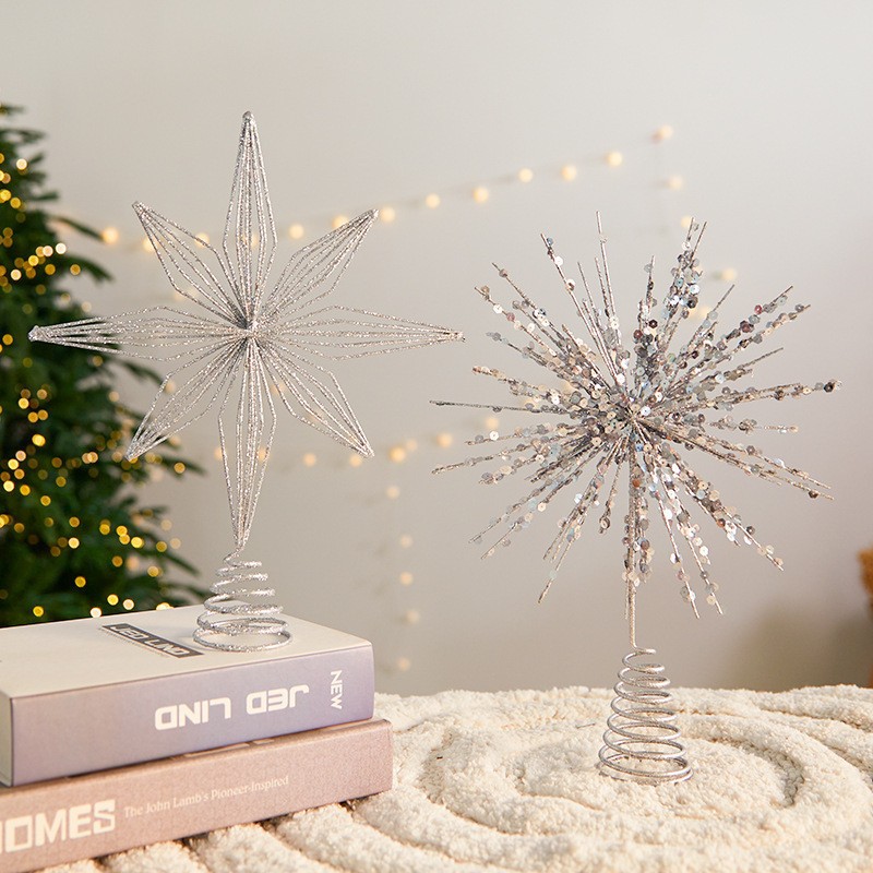 Star Tree Topper - Ozdoby na choinkę 30 cm, gwiazdy,