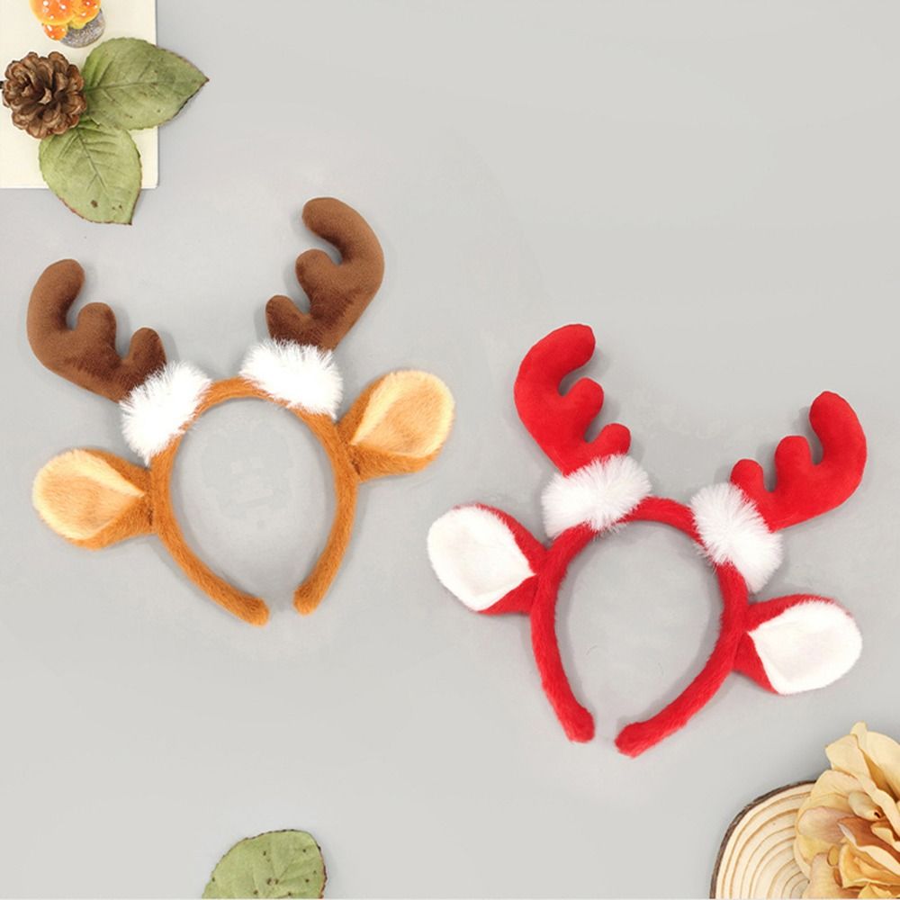 Pluszowa opaska z rogami renif – Reindeer Antlers Headband recenzja i cena