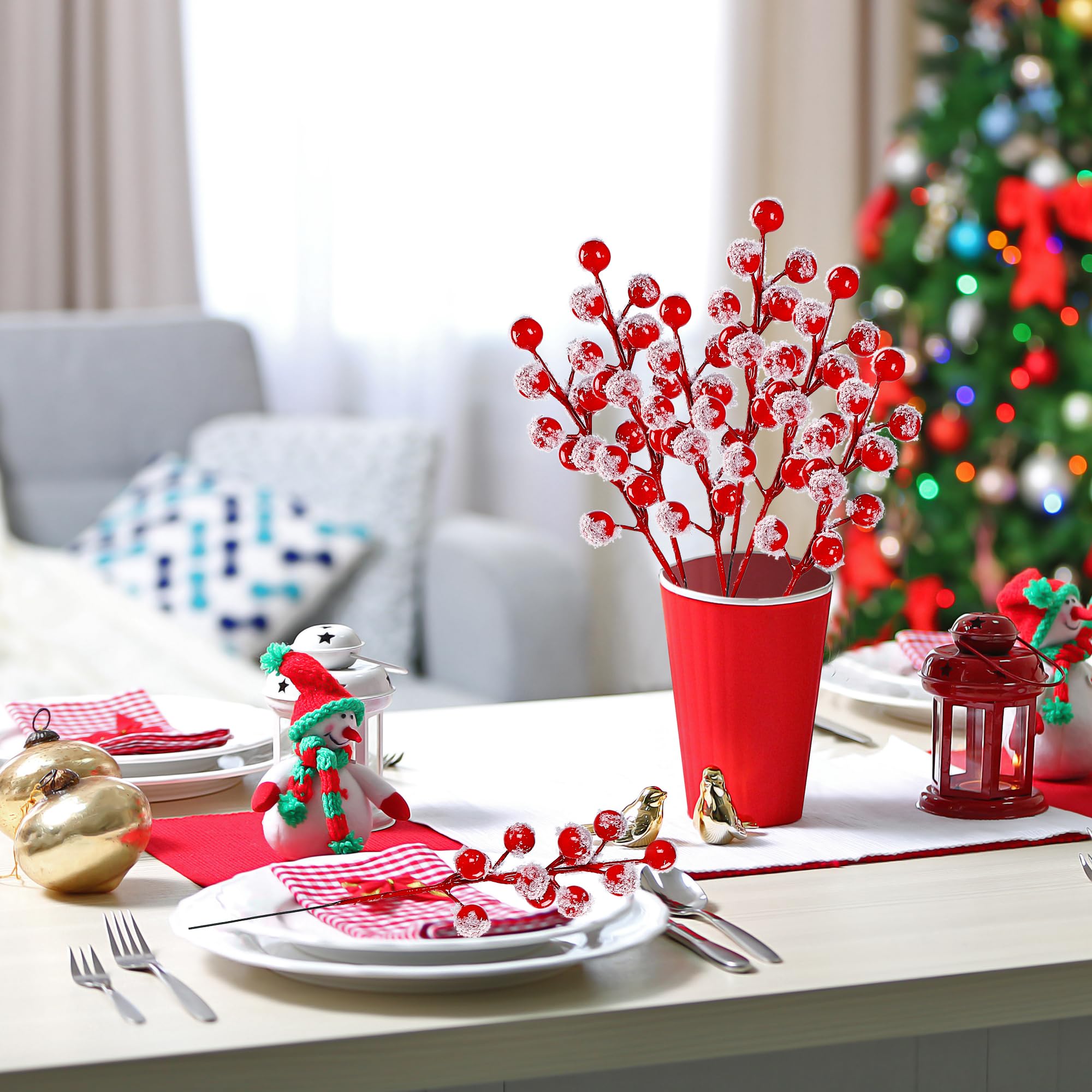 Boże Narodzenie czerwone jagod – Christmas Wreath Fake recenzja i cena