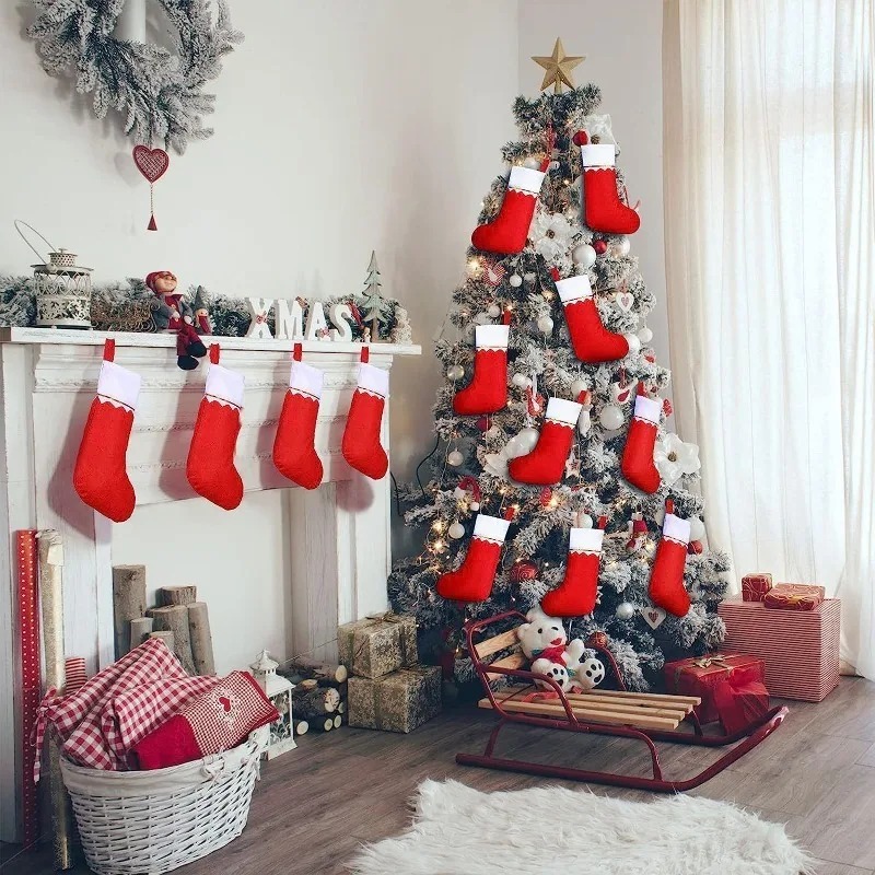 Świąteczna skarpeta na prezent – Christmas Stocking Hanging recenzja i cena