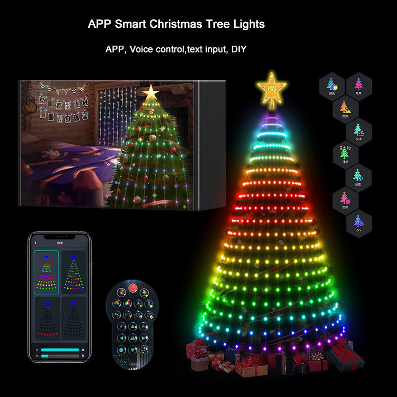 Światełka choinkowe LED 7FT (2 – Star Tree Topper recenzja i cena