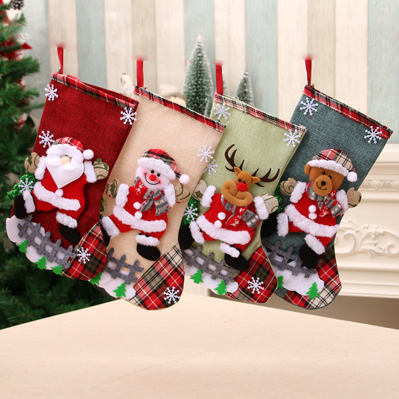 Duże skarpety świąteczne 31 cm – Christmas Stocking Hanging recenzja i cena