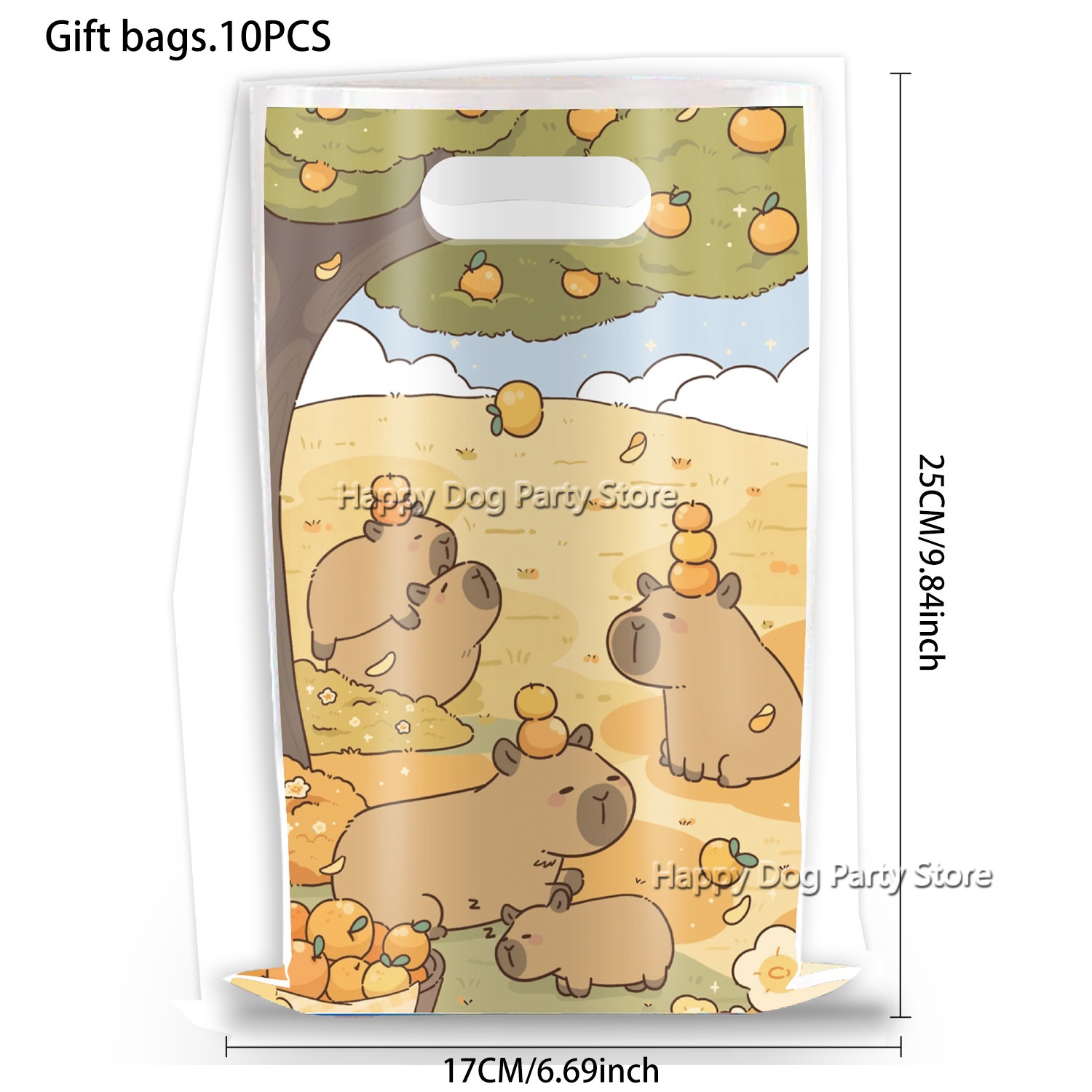 Cartoon Capybara Party Supplie – Gift Box Wrap Set recenzja i cena